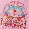 STREETRICH Women's Y2K Floral Letter Embroidered Hooded Pullover Cozy Stylish Long Sleeve Loose Sweatshirts with Kangaroo Pocket