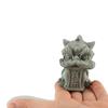 Artwork Awakening Lion Ornament 3D Lion Mascot Statue Cute Chinese Stone Lion Ornament  Tea Pet