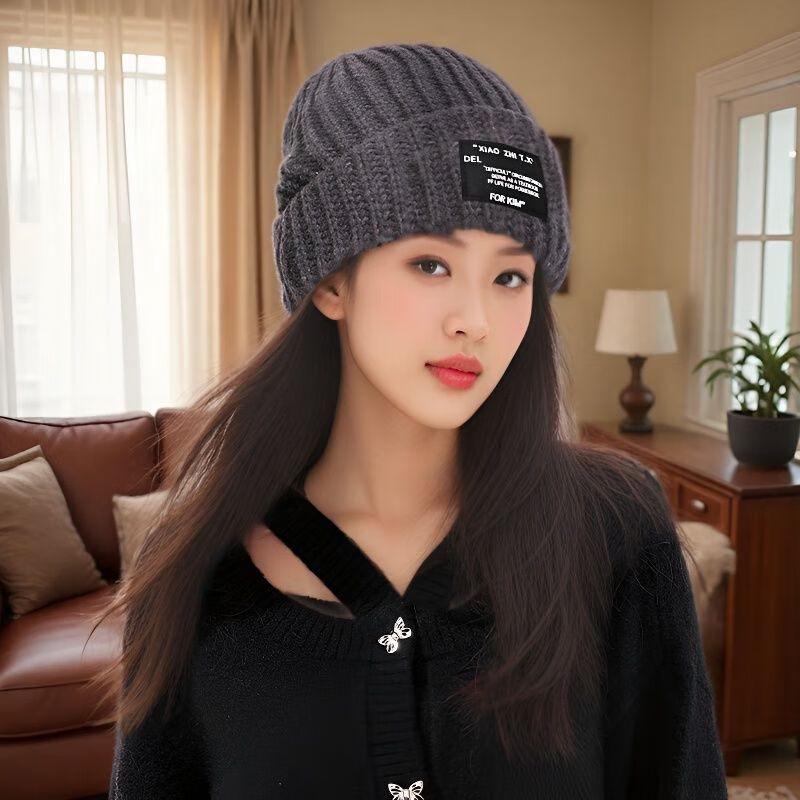 Unisex Autumn Winter Warm Knitted Beanie Hat