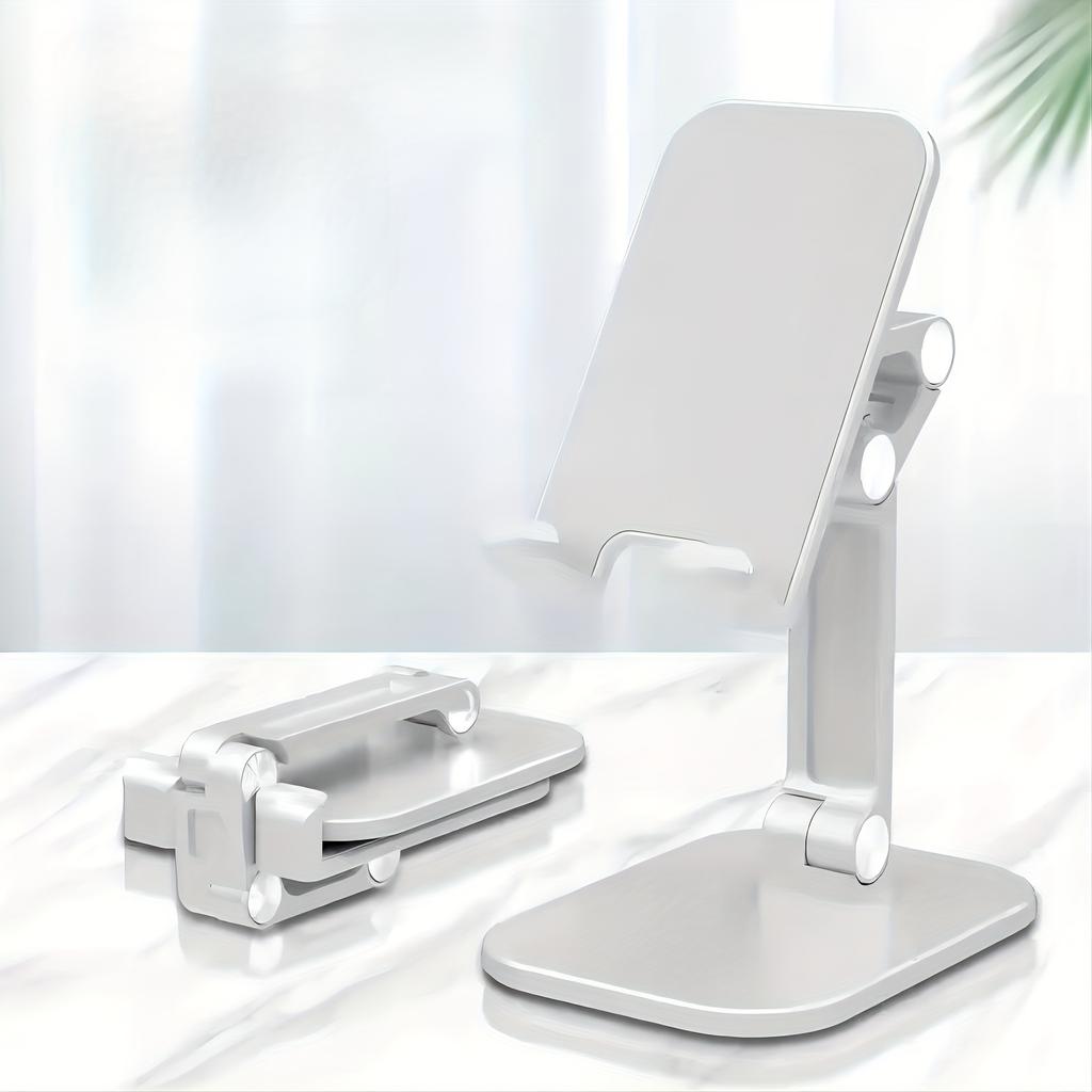 Foldable Stand for Mobile Phones and Tablets with 360-Degree Rotation and Waterproof Feature