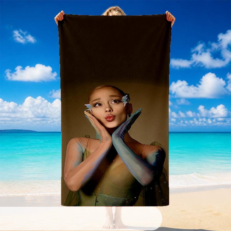 Ariana Grande Beach Towel, Soft Large Absorbent Towel For Beach Swimming Pool Travel Vacation