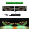 Matrix Pixel Panel Animated Car Truck Eye Truck Devil's Eye Light  Front and Rear Windshield