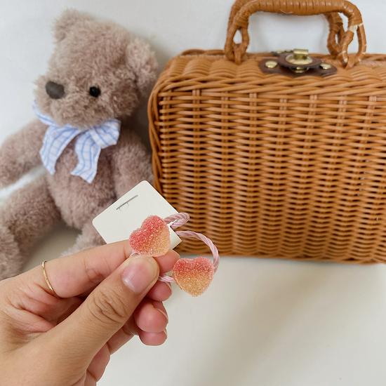 Starfish Gummy Baby Hair Tie: No-Damage Star Rubber Band for Infants