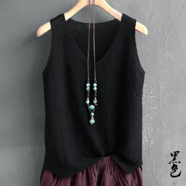 Spring/Summer Women's Knitted Ice Silk Sleeveless T-shirt New Style Strap Tank Top with Undercover