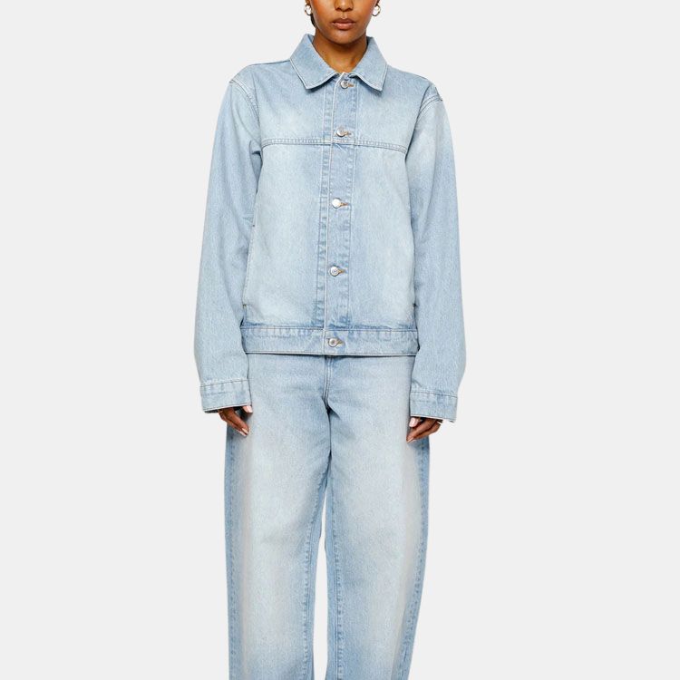Stussy Summer Denim Collection TRUCKER JACKET DENIM Jacket Unisex 115781