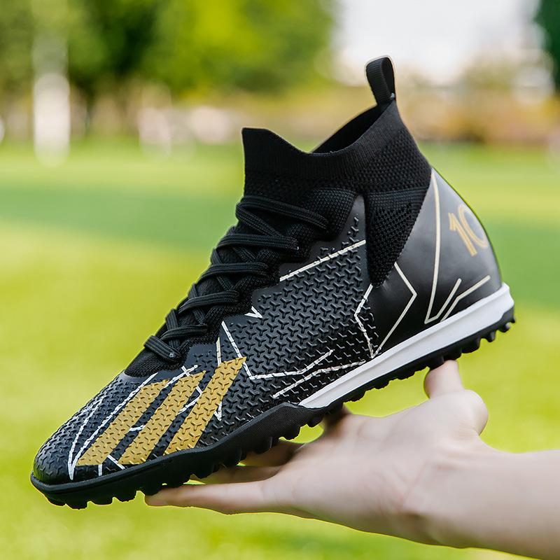 Falcon New High-top Football Shoes Long Nails Football Shoes Broken Nails Special Training Shoes Direct Sale