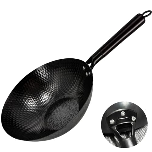 Stylish, Japanese-made Wok, Frying Pan, Iron Pot, Induction Compatible, Gas Compatible, Iron Supplement, 30cm