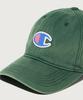 CHAMPION Big C Logo Washed Ball Cap Dark Green