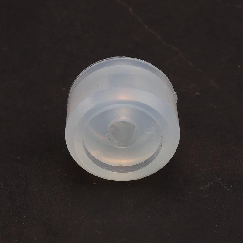 White Silicone Knurled Screw Capping Wheel - High Temperature & Wear Resistant Accessory for Capping Machine