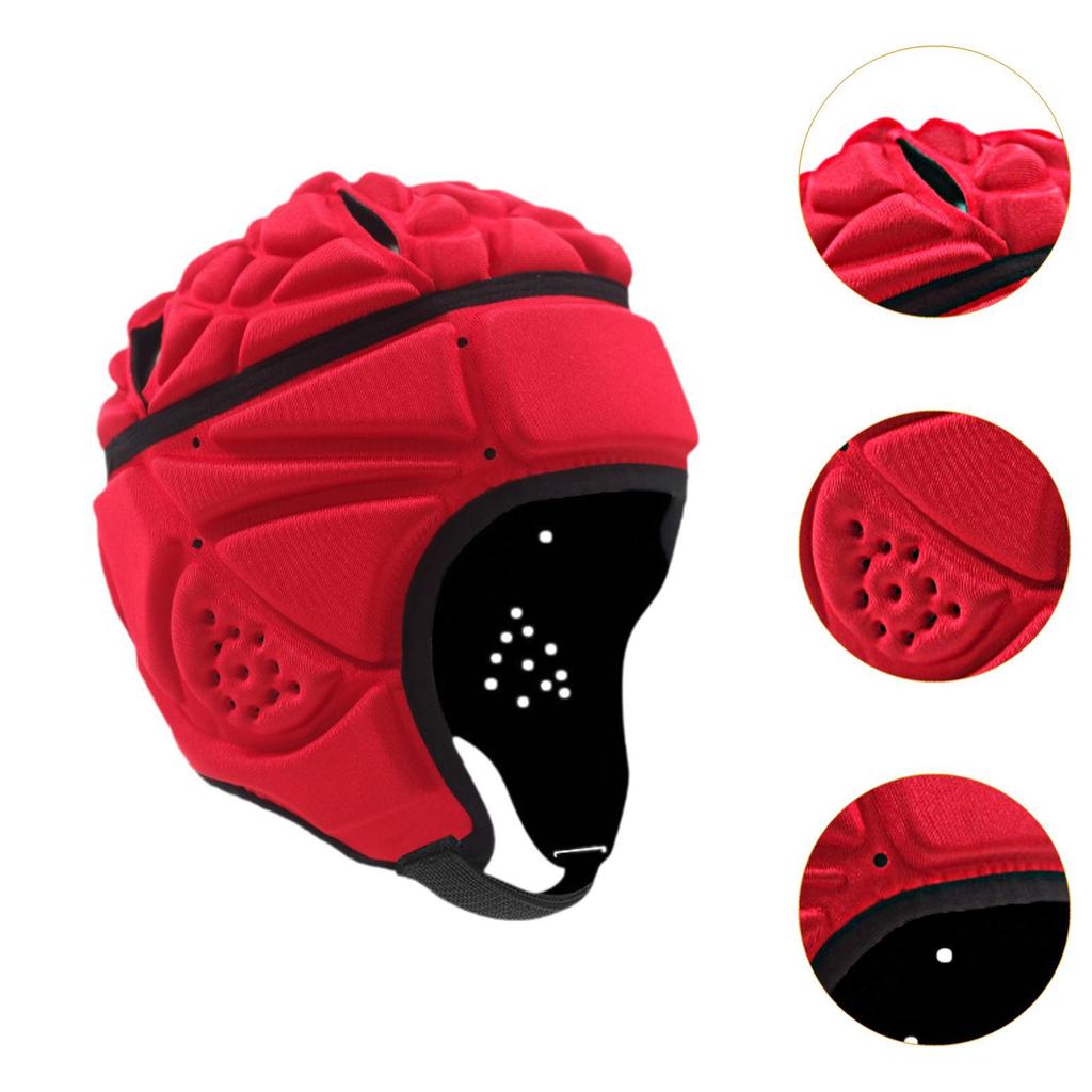 Rugby Helmet Goalkeeper Hat Soft Rugby Headguard for Soccer Pitcher Playing