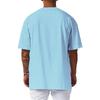 Men's Plus Size Mesh Breathable Oversized Drop Shoulder Fitness T-Shirt