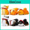 Cute Cartoon Lying Posture Shiba Inu Mini Doll Model