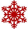 SNOWFLAKE Christmas Pendant OPENWORK Decoration CHRISTMAS Christmas Black