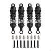 4 Pieces Hydraulic Shock Absorbers for RC Car Dampers Set Shocks 1/12 1/16 Scale MN98