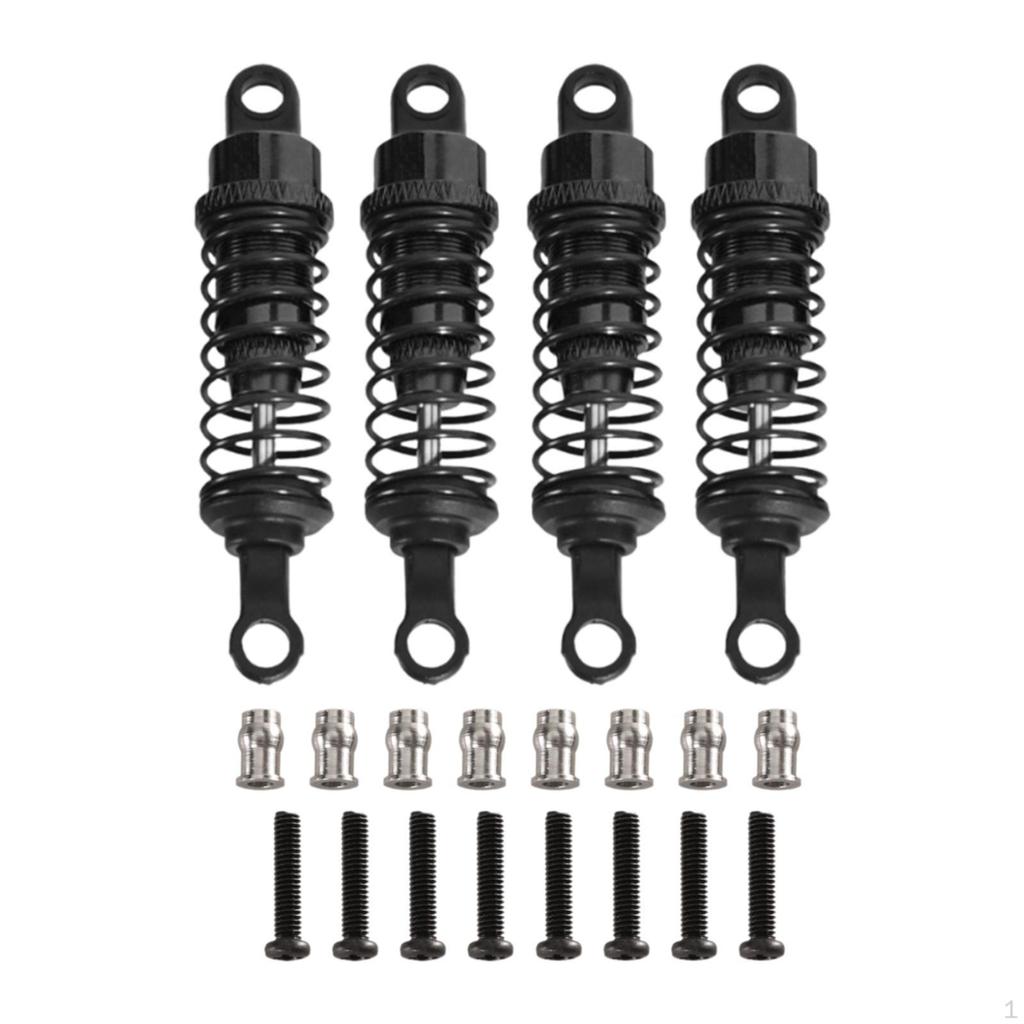 4 Pieces Hydraulic Shock Absorbers for RC Car Dampers Set Shocks 1/12 1/16 Scale MN98