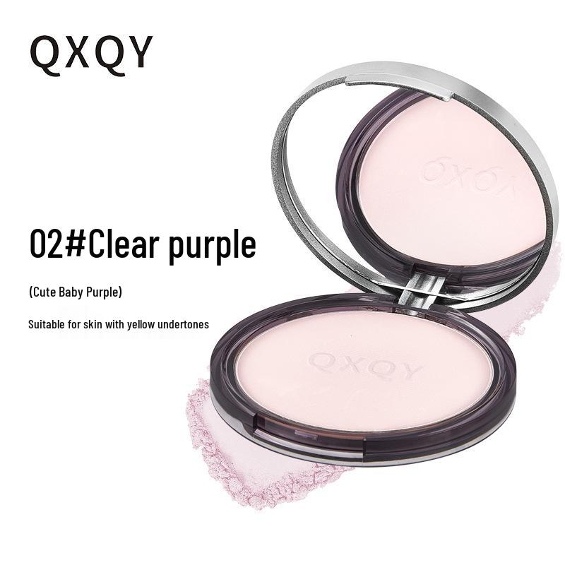QXQY Soft Velvety Long-Lasting Matte Setting Powder for Brightening and Skin Tone Correction 21g