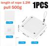 Automatic Door Closer Punch-free 500g-1000g Wire Rope Retractable Automatic Recovery Coil Closing Device Furniture Hardware Tool