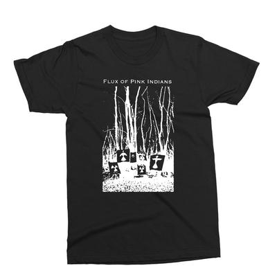 230 Gsm 100% Bomull Flux Of Pink Indianstribal T-shirt Crass Subhumans Poison Girls Dirt Punk Crust