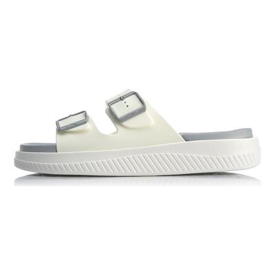 Li Ning Šlápoty Pohodlné EVA Tiché Pantofle Pánské Standardní Bílé AGAQ001-4