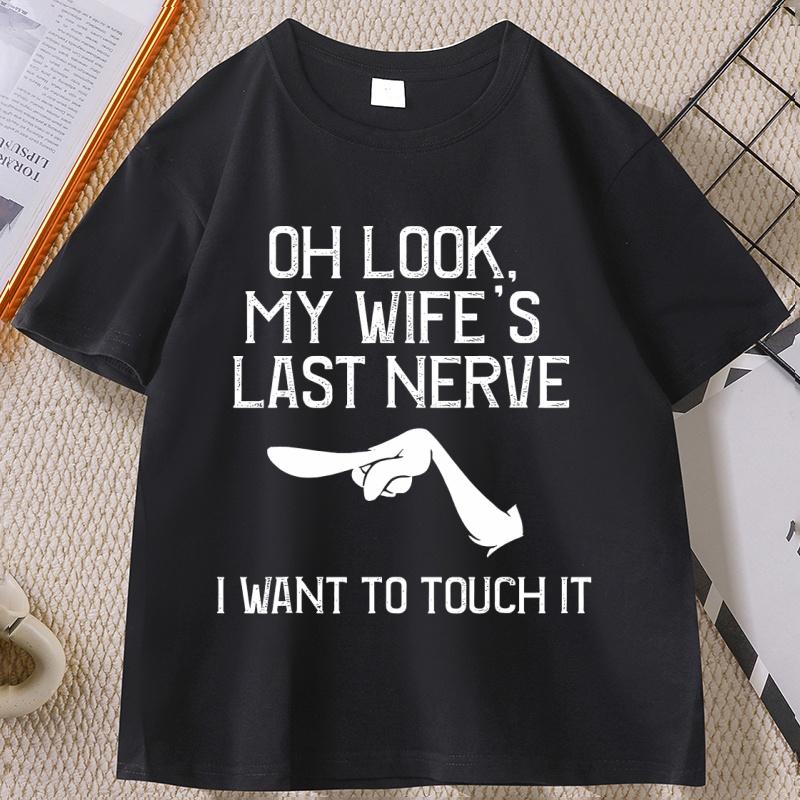 Funny Humor Men's T-shirt Casual Cotton Short Sleeve Loose T Shirt Soft Breathable Tops Male Clothing Streetwear