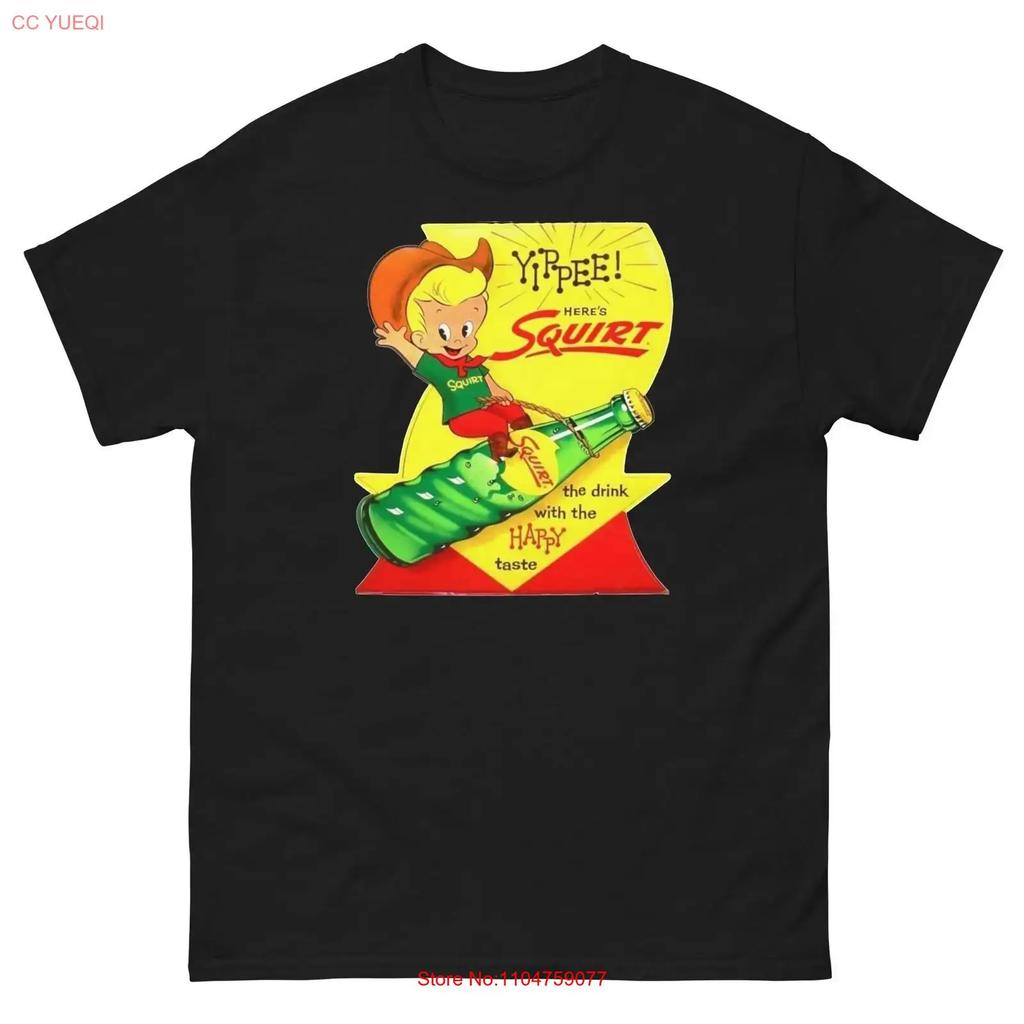 Squirt Soda Pop Soft Drink Vintage Advertising T Shirt Sizes S 5XL vintage Washed Comfortable Casual Breathable Versatile