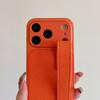 Wristband Leather Skin Hybrid Phone Case For iPhone 17 Pro Max iPhone 16 15 14 13 Pro Max with Hand Strap PC+PU Matte Anti-skid Hard Cover