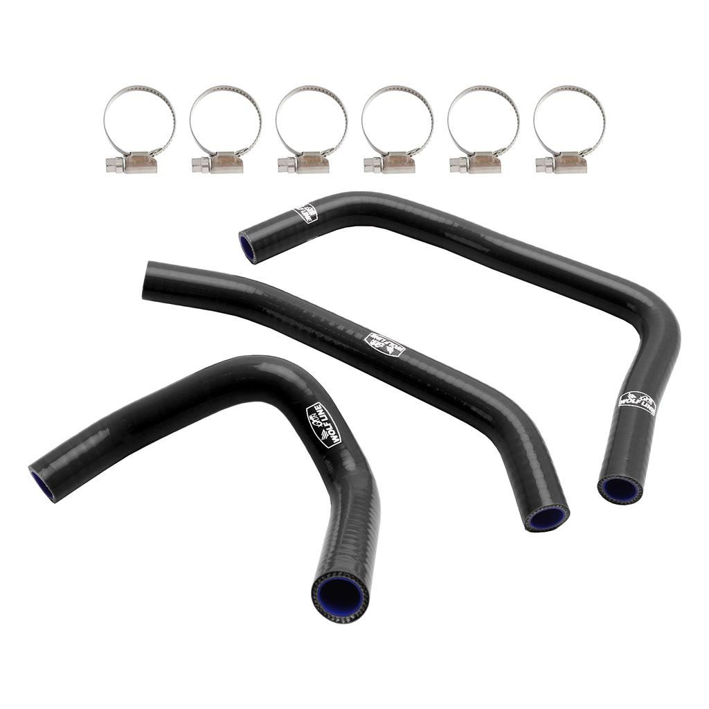 Silicone Radiator coolant Hose kit For Kawasaki ZX4R ZX-4RR 2023-2024 Black