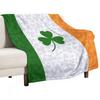 St. Patrick's Day Series digital-printed polyester Bedroom velvet flannel cover blanket Fleece soft sofa cover blankets for beds