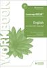 The Cambridge IGCSE English As a Second Language Workbook Book
