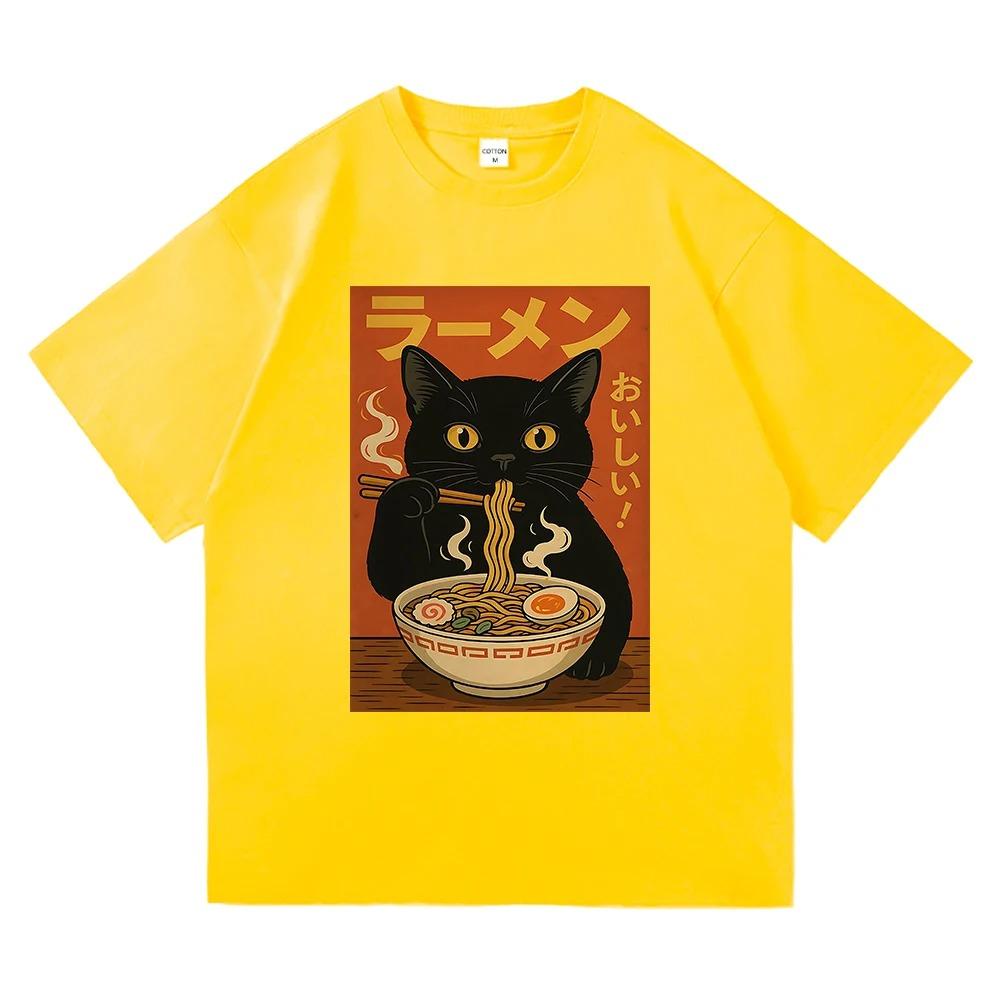 Huh Cat Meme TShirt Japanese Style Funny Cat Vintage Harajuku 100 Cotton Unisex Premium Short Sleeve Men And Women Tshirts