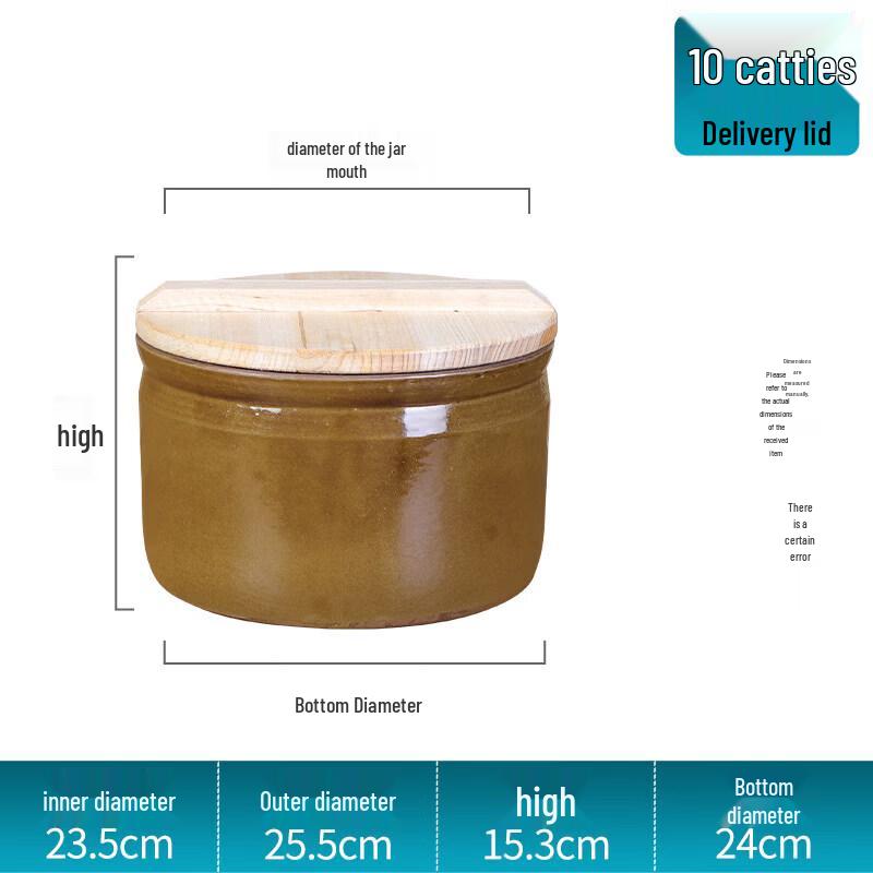 Traditional Ceramic Rice Wine Fermentation Jar