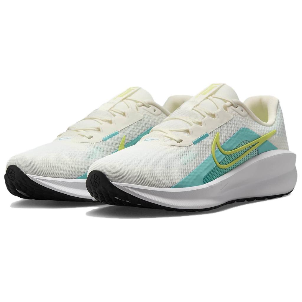 Nike Downshifter 13 Comfortable Versatile Non-Slip Durable Low-Top Casual Running Shoes Unisex sneaker White Green Blue FD6454-101