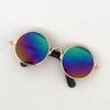 Pet Fashion Round Sunglasses for Cats & Dogs - 9cm Cotton Doll Accessories