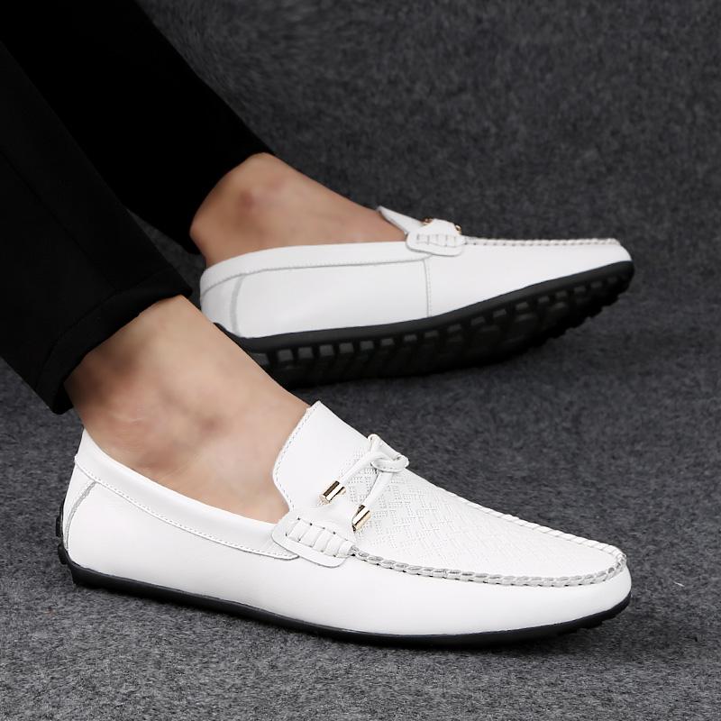 Fashion High Quality Men's Spring Comfortable Soft Soled Casual Loafers Fashionable Brand Men Outdoor Breathable Anti Slip Driving Shoes