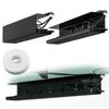Pack of 2 Space Saving Cord Organizers Trays Under Desk for Neat Storage of Wires and Adapters in Office or Living Area