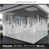 Frosted Glass Lattice Window & Door Privacy Sticker for Office and Café Decor