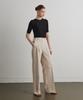 Aheule Pleat Balance Slacks_Beige