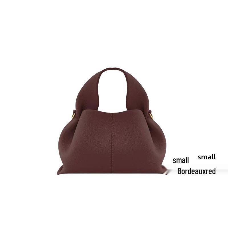 Sac Bandoulière en Cuir Véritable pour Femme Boling'en Cloud Dumpling