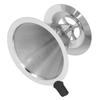 Stainless Steel Coffee Dripper Drip Cone Coffee Filter Reusable Coffee Filter Cup for Kitchen2‑4 Cups