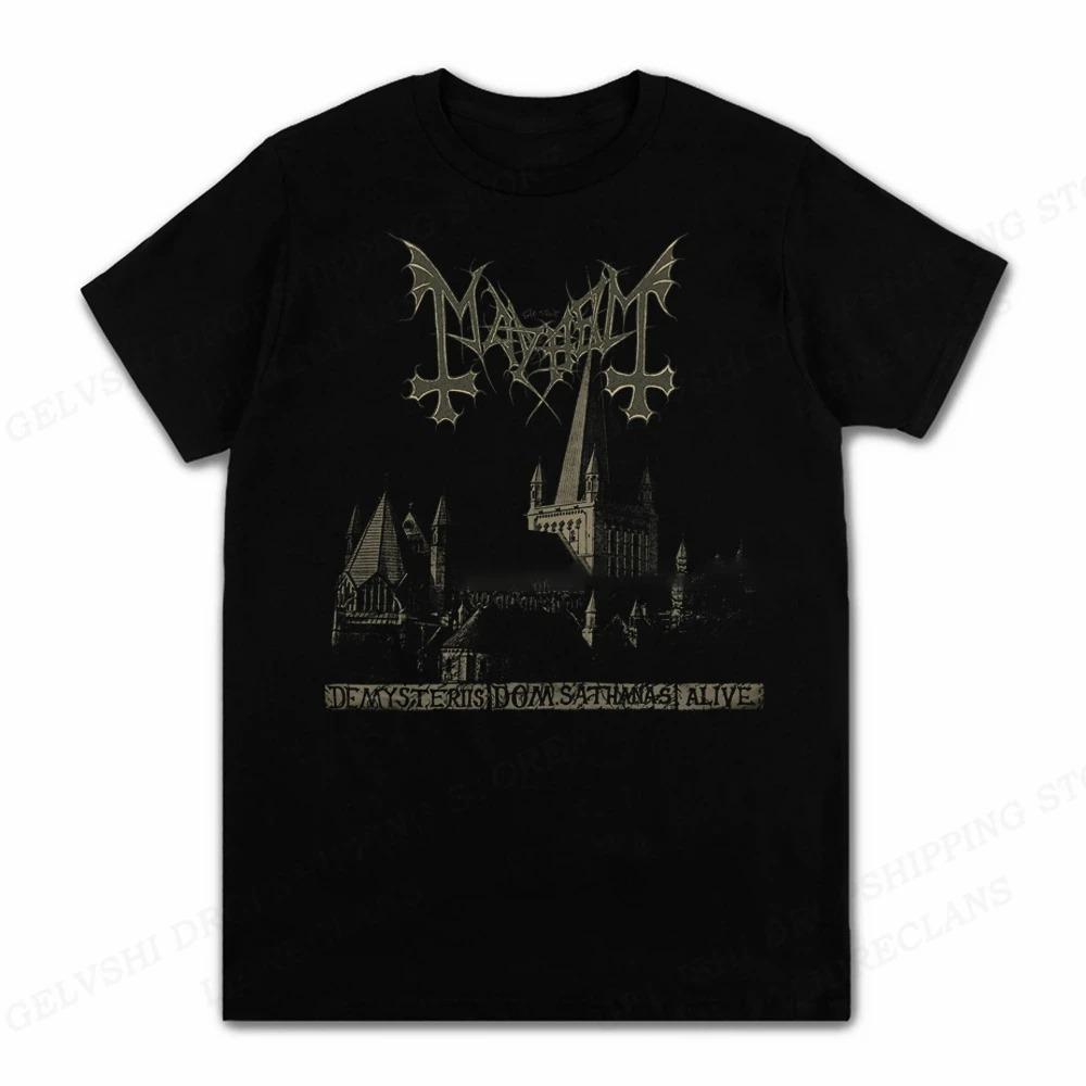 Rapper Mayhem Death T Shirt Men Fashion T-shirts Cotton Tshirt Kids Hip Hop Tops Tees Women Tshirt Anime Rock Camisetas Boy Tees