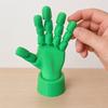Mãos Articuladas Móveis Prop Impresso em 3D, Estátua de Mão com Dedo Articulado, Ornamento de Mesa Flexível de PLA para Decoração de Mesa de Escritório em Casa, Simulação Criativa