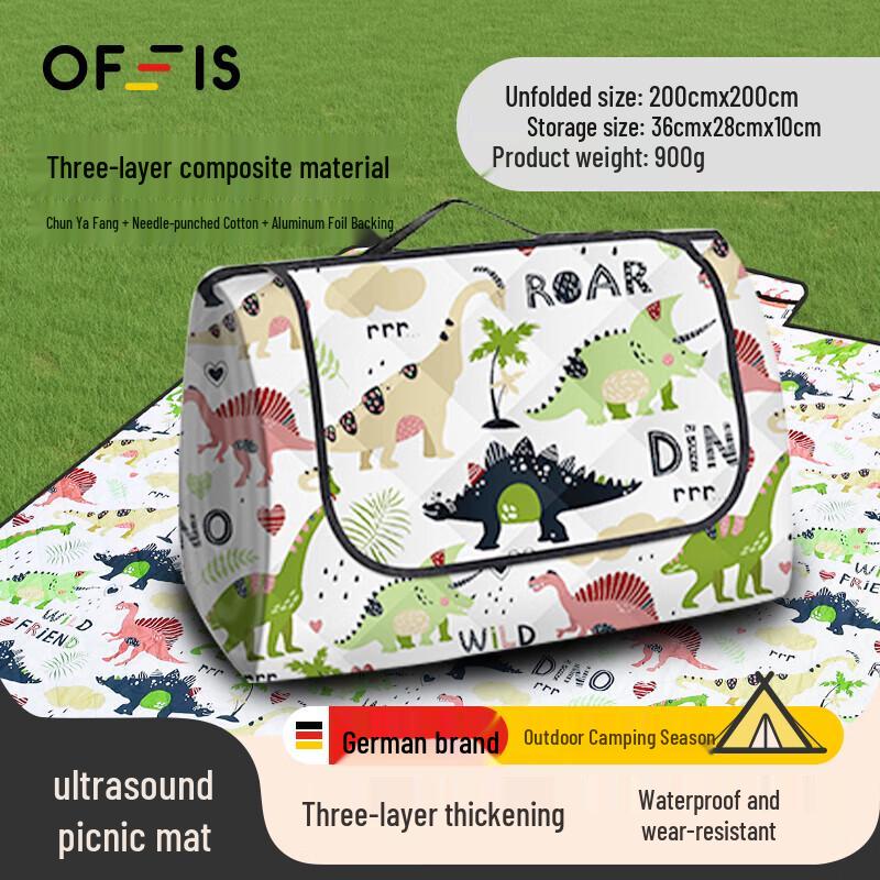 OFEIS Ultrasonic Waterproof Outdoor Picnic Blanket