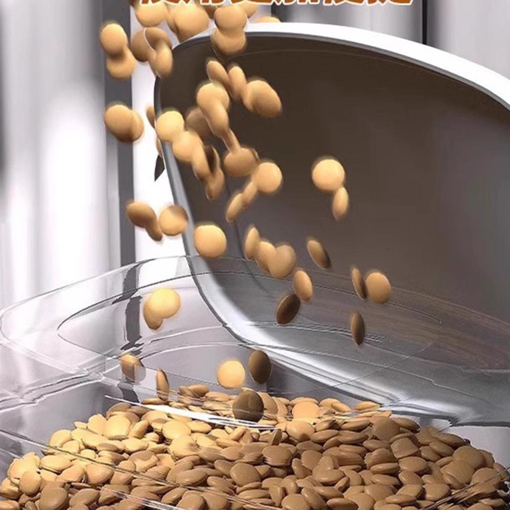 Automatic Cat Feeder & Water Dispenser Drink Bowl with Gravity Food Storage Container for Pets Cats Dogs Large Capacity