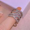 Hipster Jewelry Multi-Layer Row Diamond Ring Women'S Joint Index Finger Ring Sexy Personality Finger Ring