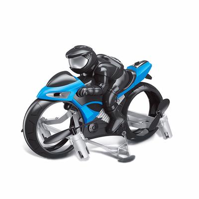 Remote Control 2.4G 2 In 1 Land Air Fly Motorcycle Four-axis Drone Racing Stunt Motorcycle Toy