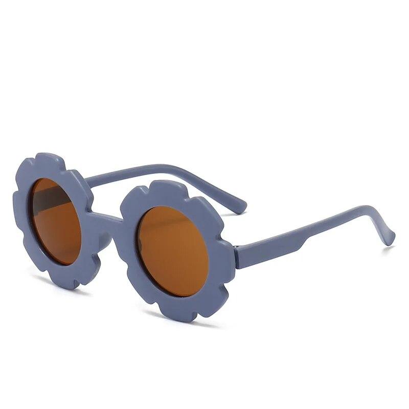 Kids Sunglasses Cartoon Heart Sunflower Sunglasses Girls Boy Children Outdoor Round UV400 Sun Glasses Kids Sunglasses