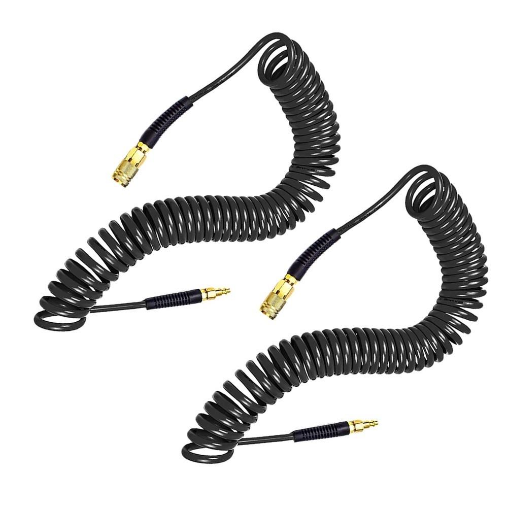 PE Pneumatic Adapter Quick Coupler Inflating Coil Air Hose Compressor For Automotive Repair And Machinery