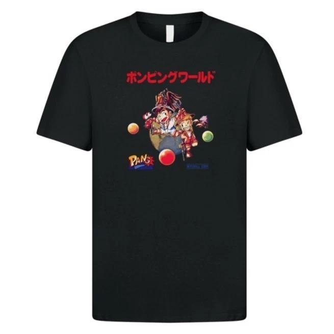 

Футболка Pang Ретро Аркадная Игра Buster Bros Cannon Ball Tumblepop Bomb Jack GT019 2XL