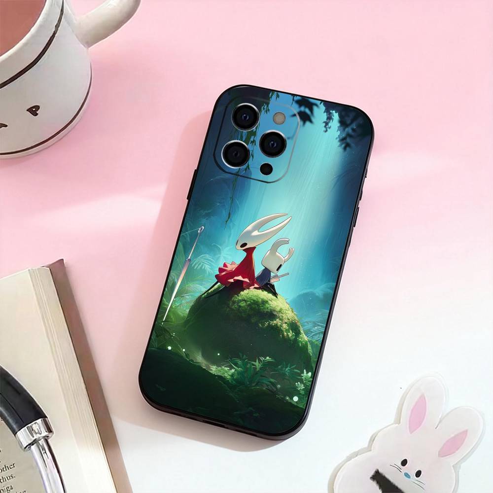 H-Hollow Knight S-SilksongS Phone Case For iPhone 17,16,15,14,13,12,11 Plus,Pro,Max,XS Silicone Soft Cover