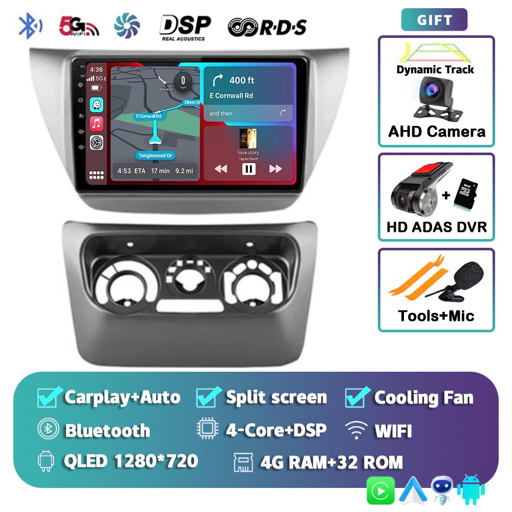 Android 14 Carplay Car Radio For Mitsubishi Lancer 9 CS 2000-2010 Multimedia Video Player Navigation Stereo 2Din 2 Din Head Unit